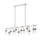 Z-Lite Calliope 12 Light Pendant, Polished Nickel & Clear 617-12L-PN - alternate 2